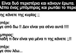 Ανέκδοτο: Είναι δυό περιστέρια και κάνουν έρωτα