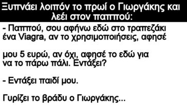 Ανέκδοτο: Ο πονηρός Γιωργάκης ο παππούς και η γιαγιά