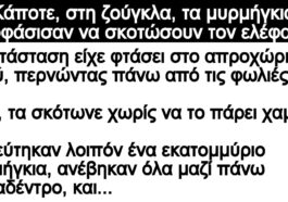 Ανέκδοτο: Κάποτε, στη ζούγκλα, τα μυρμήγκια αποφάσισαν να σκοτώσουν τον ελέφαντα