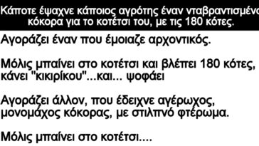 Ανεκδοτο: Ένας αγρότης έψαχνε νταβραντισμένο κόκορα