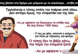 Ανέκδοτο: Ένας τύπος βλέπει στο δρόμο μια γκόμενα με τα τελειότερα… στήθη στο κόσμο.