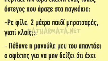 Ανέκδοτο: Πάει ένας σφίχτης σε ένα σουβλατζίδικο…